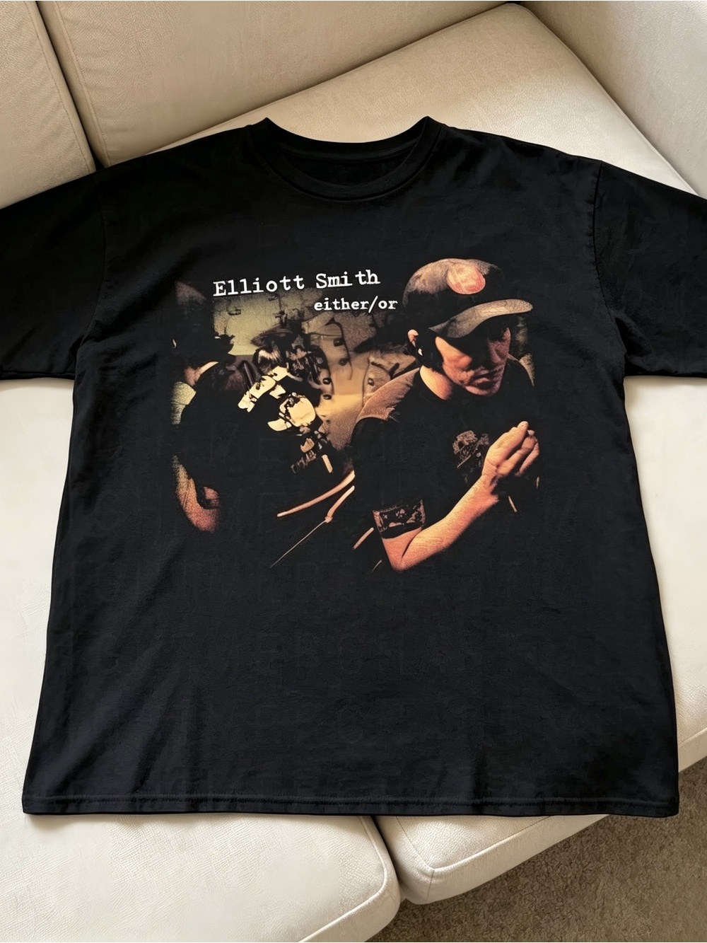 Elliott Smith At Barrow Womens Mens T-shirt Unisex